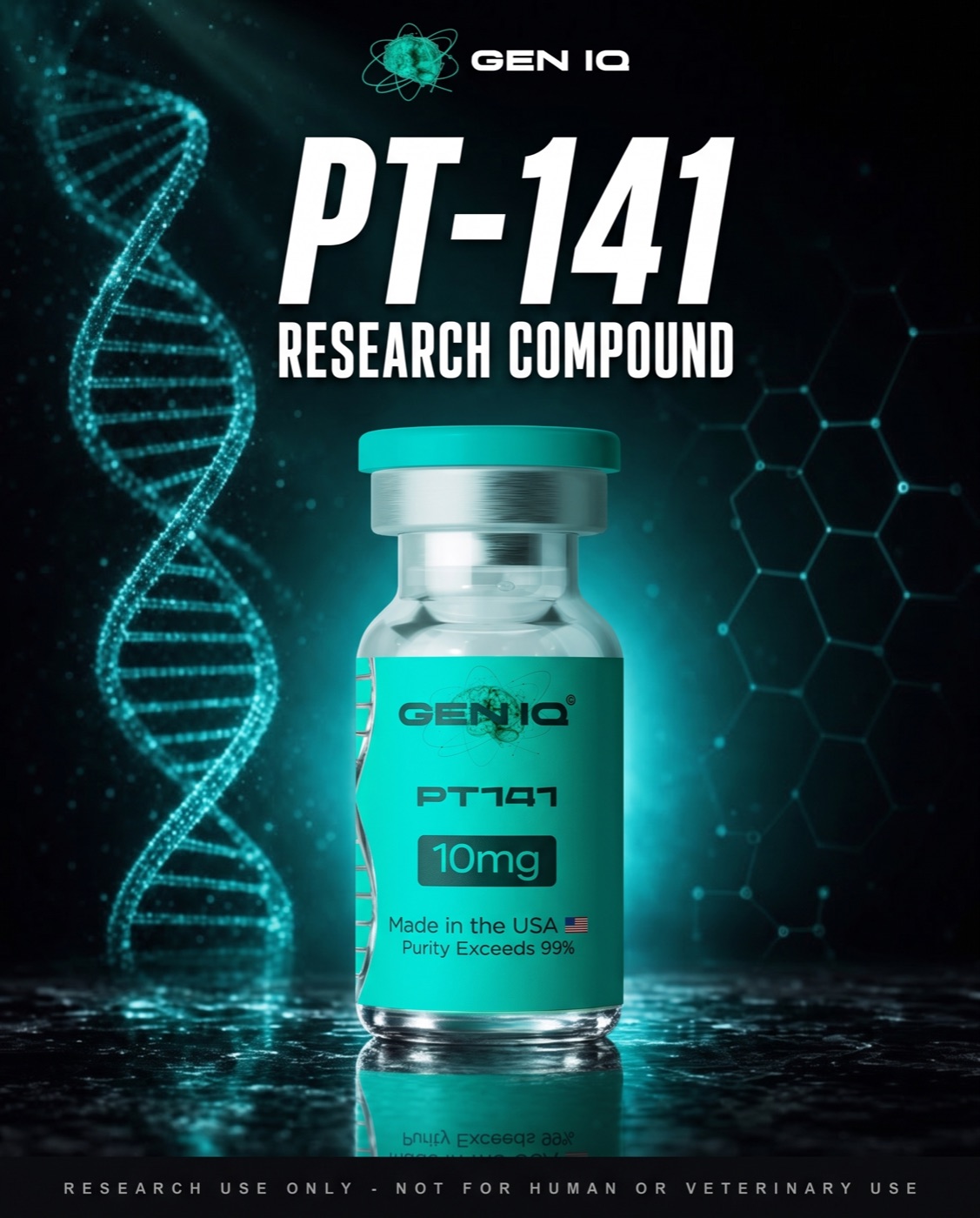PT-141 — 10mg — research-grade vial