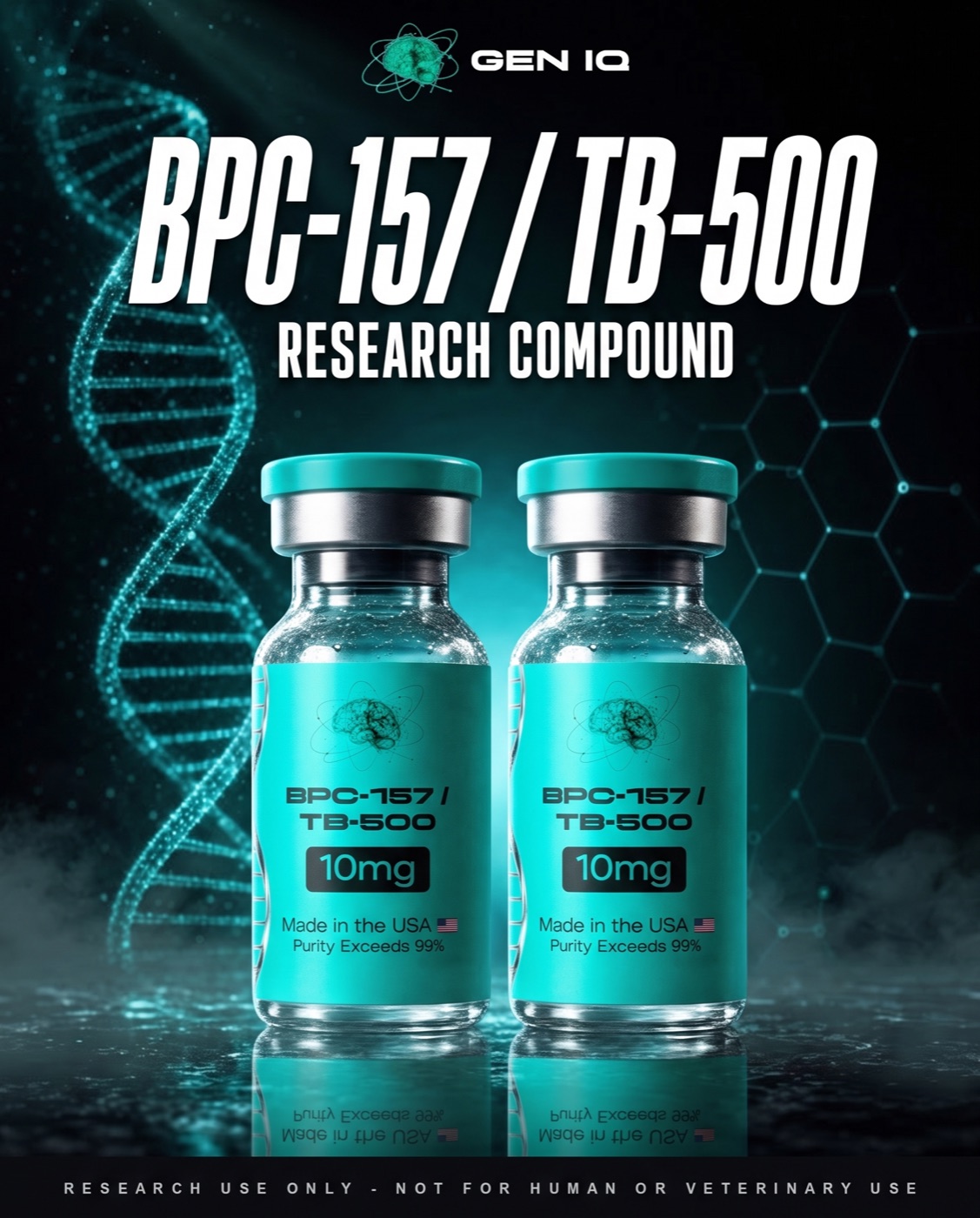 BPC-157 / TB-500 — research-grade vial