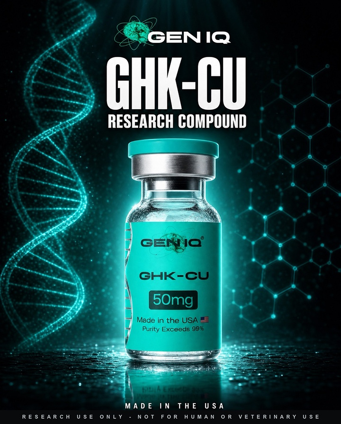 GHK-Cu — research-grade vial