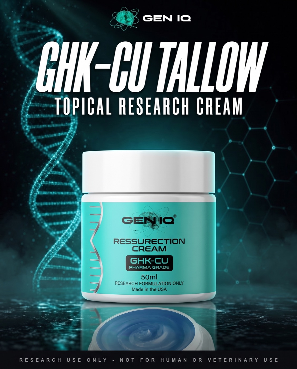 GHKCU / TALLOW Cream — research-grade vial