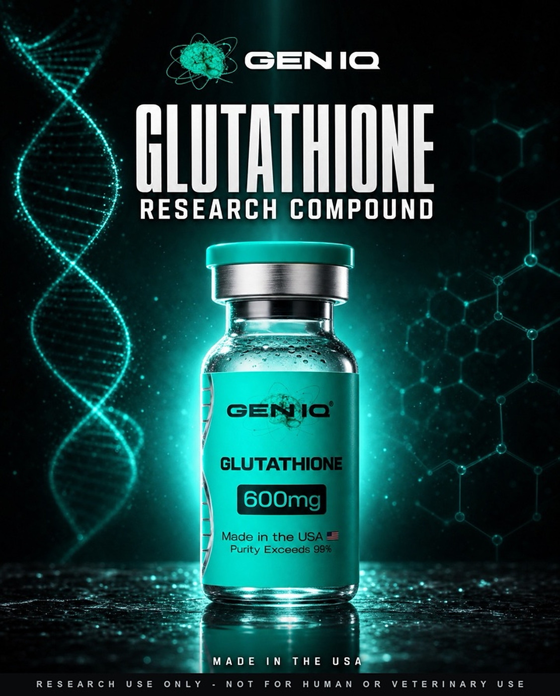 Glutathione — research-grade vial