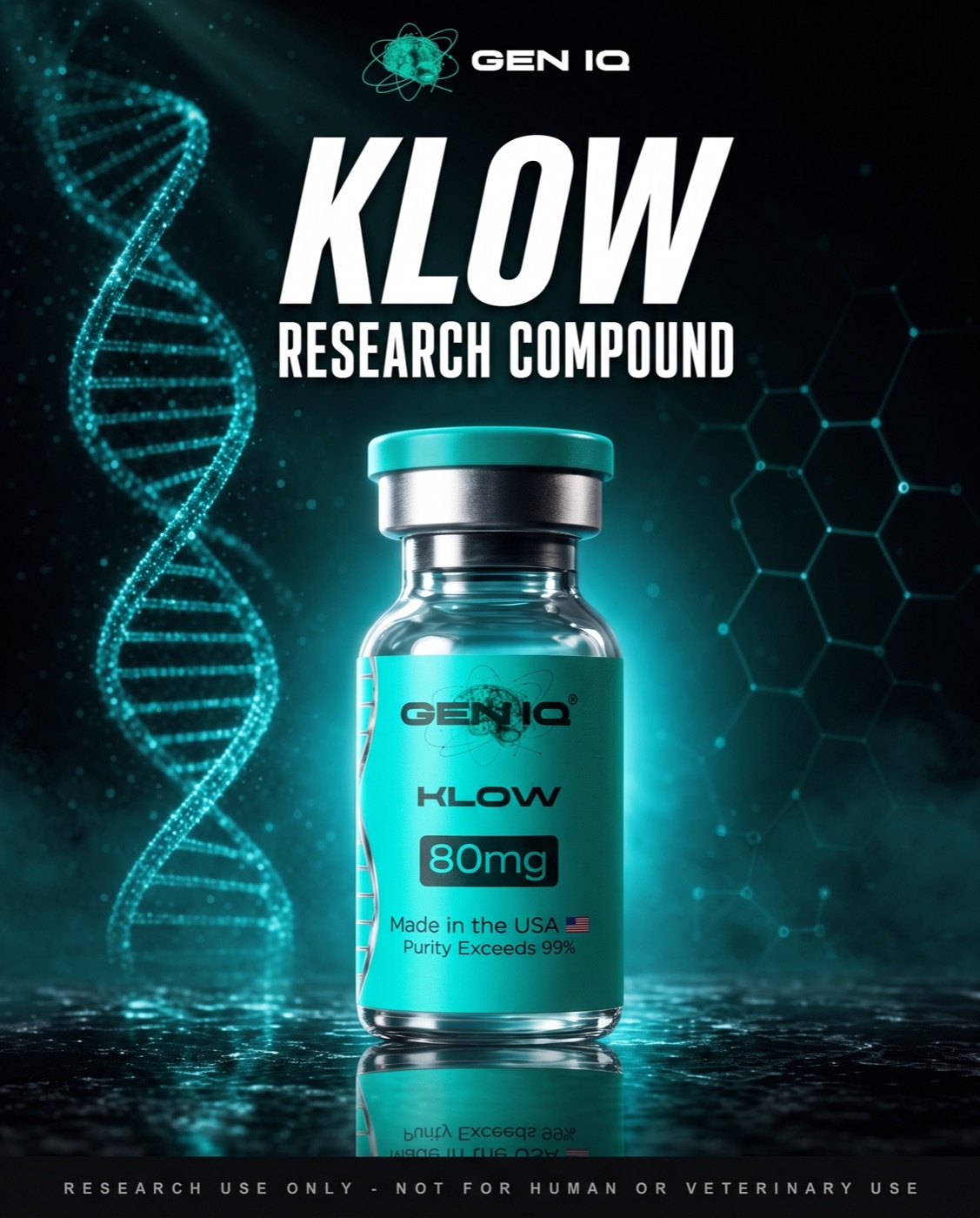 KLOW (80mg) — research-grade vial