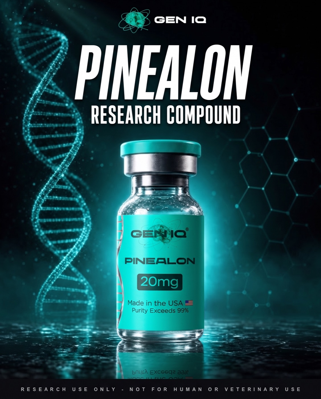 Pinealon — 20mg — research-grade vial