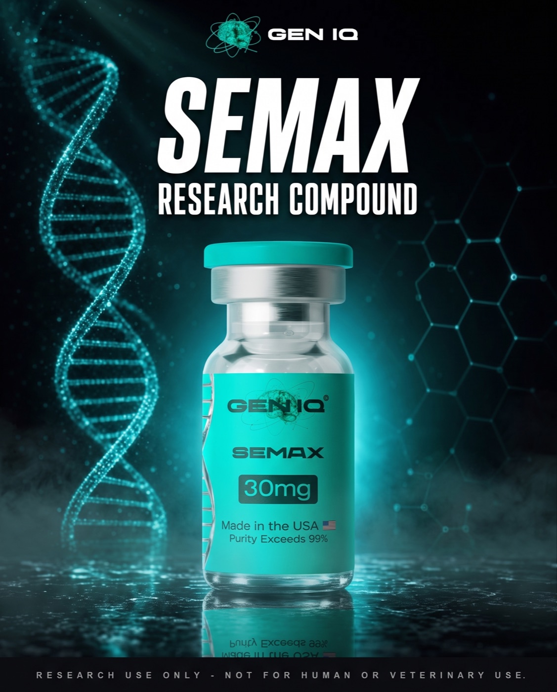 Semax (30mg) — research-grade vial