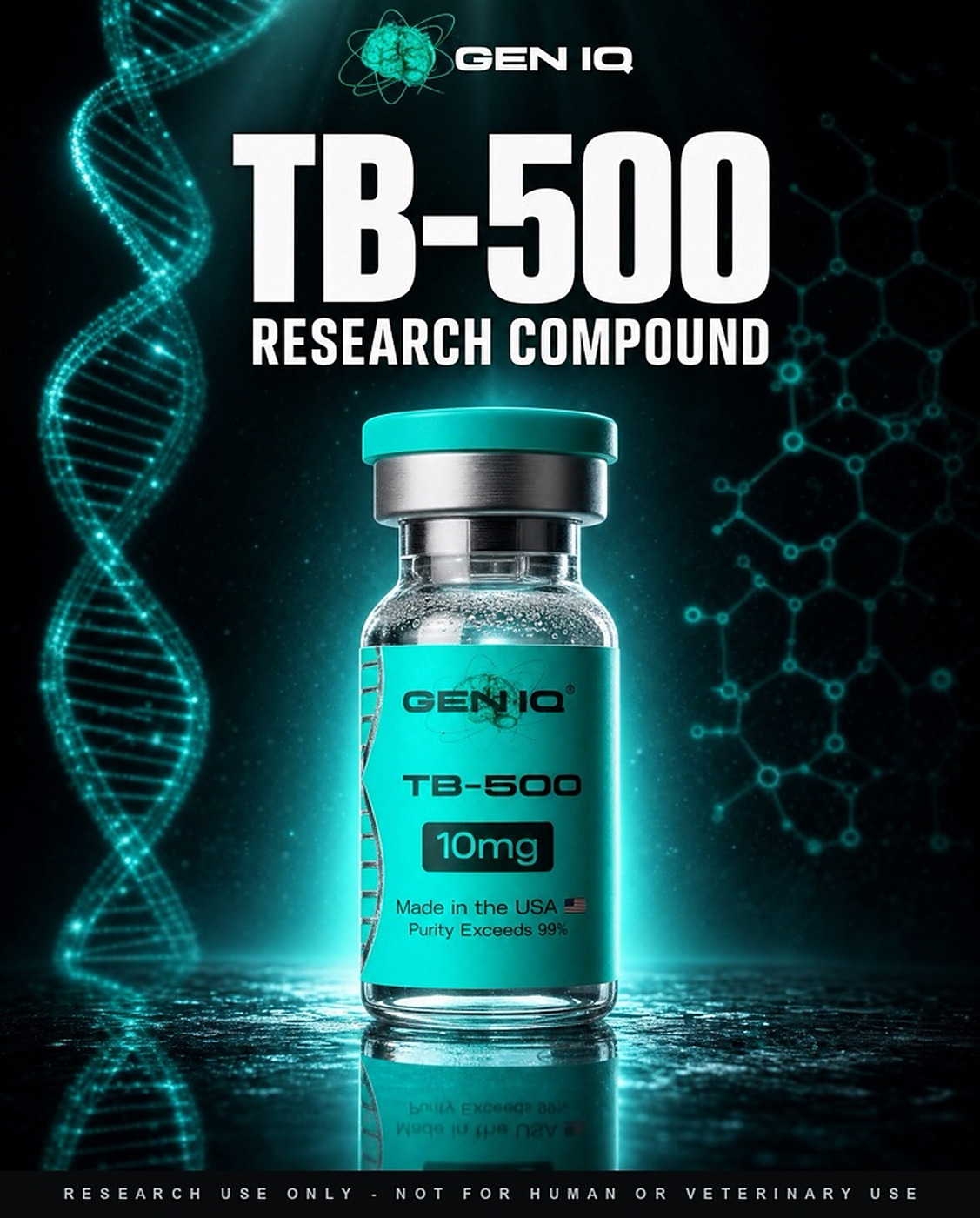 TB-500 — 10mg — research-grade vial