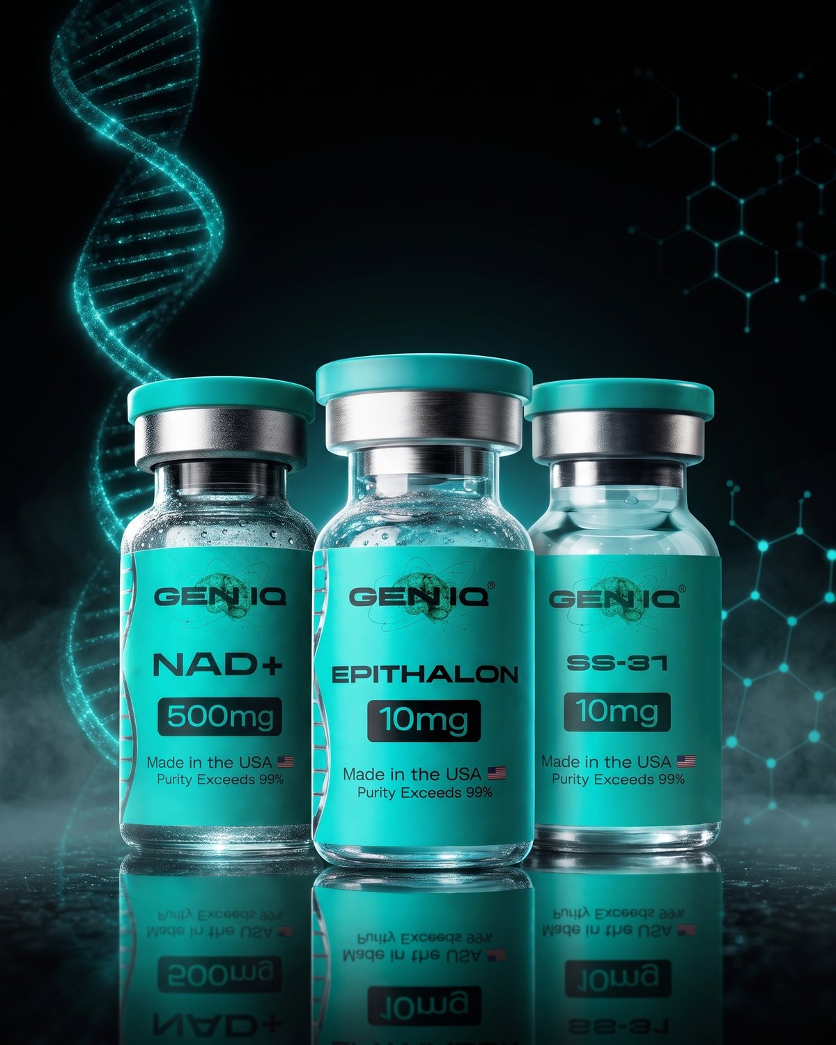 Rest & Recharge Stack — NAD+, Epithalon, SS-31 — 10mg